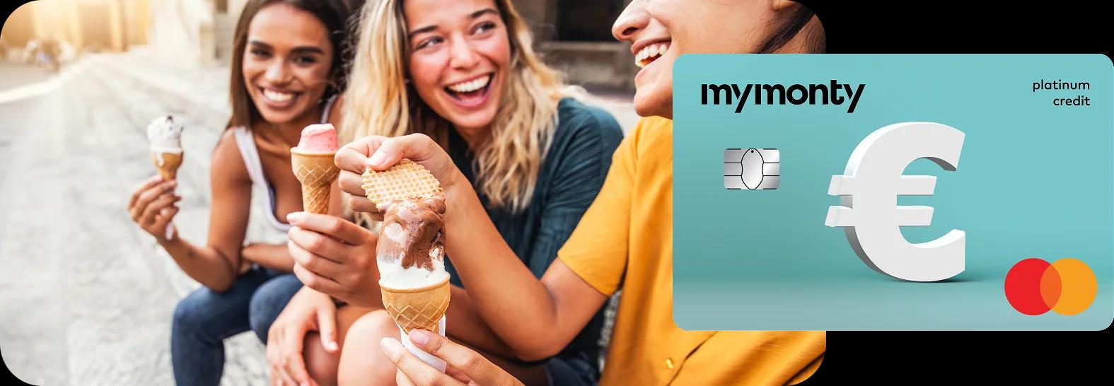 Girls Eating Ice Cream